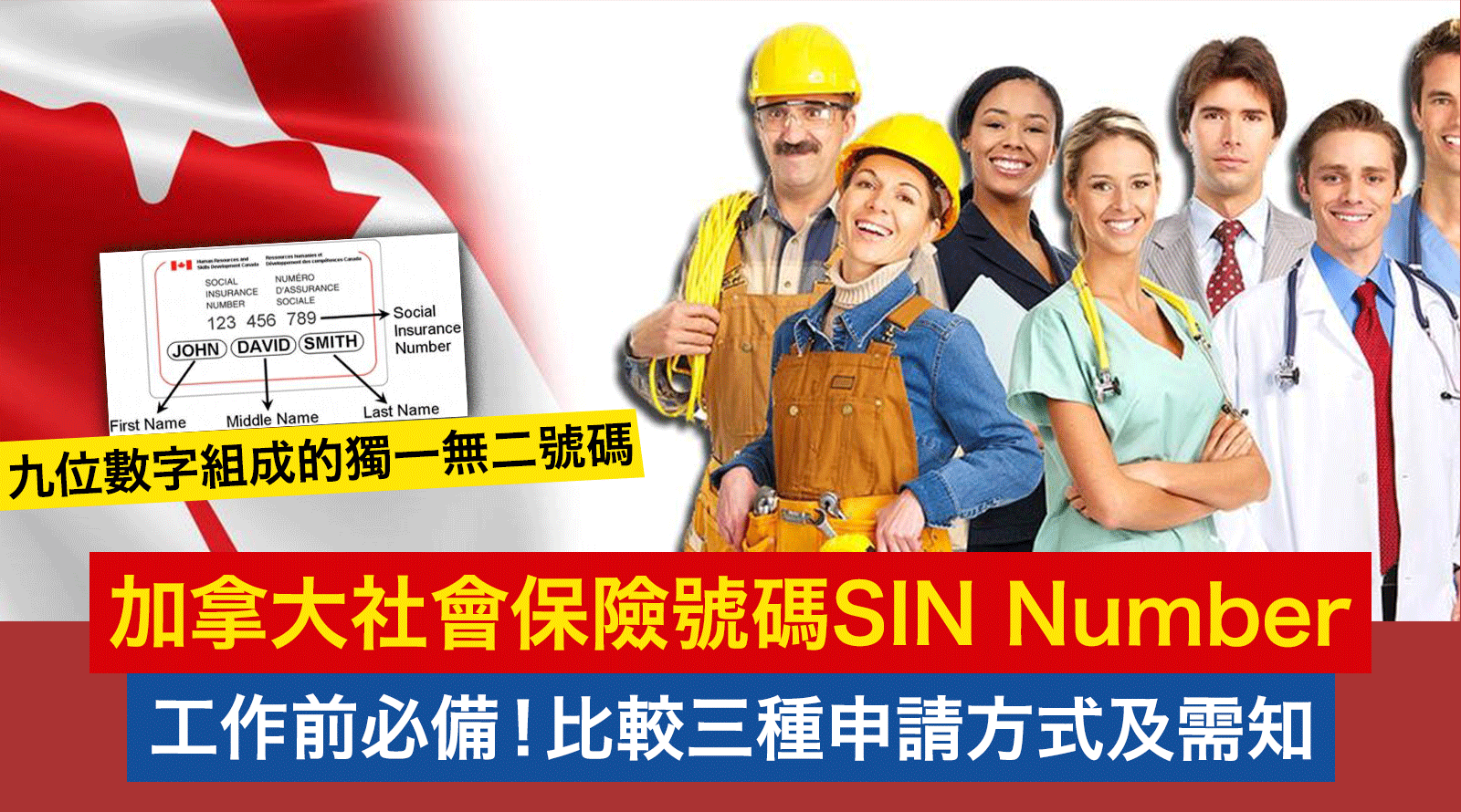 加拿大社會保險號碼SIN-Number-工作前必備！比較三種申請方式及需知