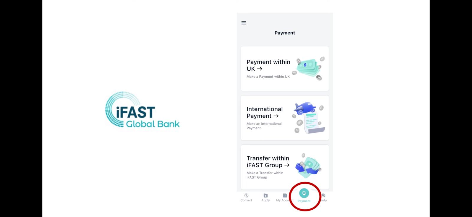 英國銀行離岸戶口iFAST Global Bank 免電匯費轉賬至英國 連結FSMOne賬戶投資|一步步教學 - 步步網教學